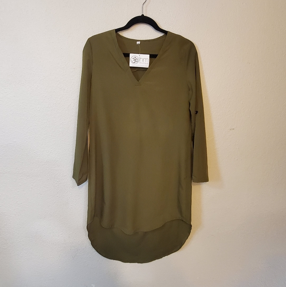 Olive Green Dress